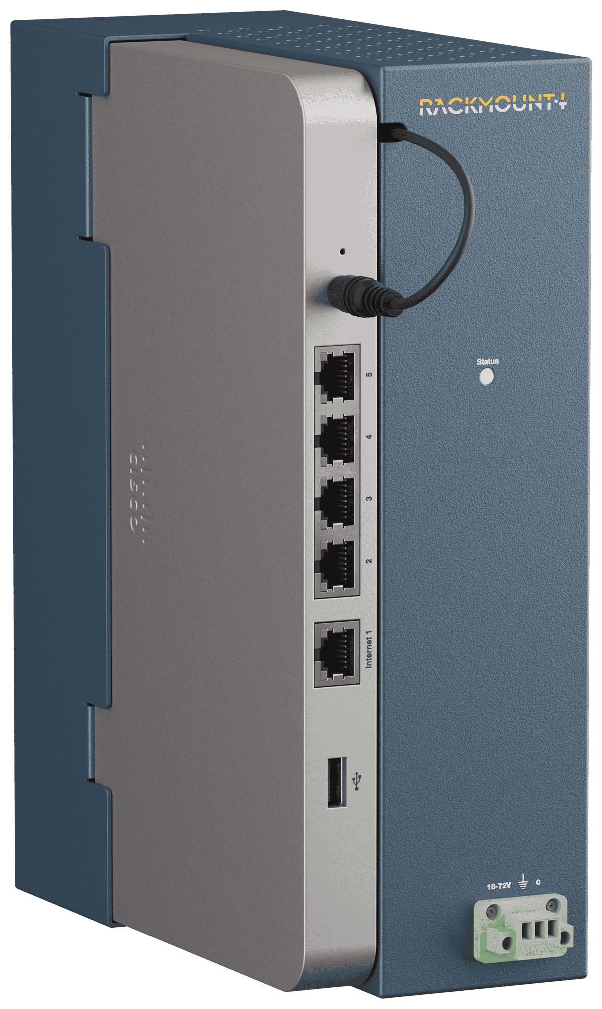 RACKMOUNT.it Cisco Industrial RM-CI-D23 support DIN MX67 18-72V