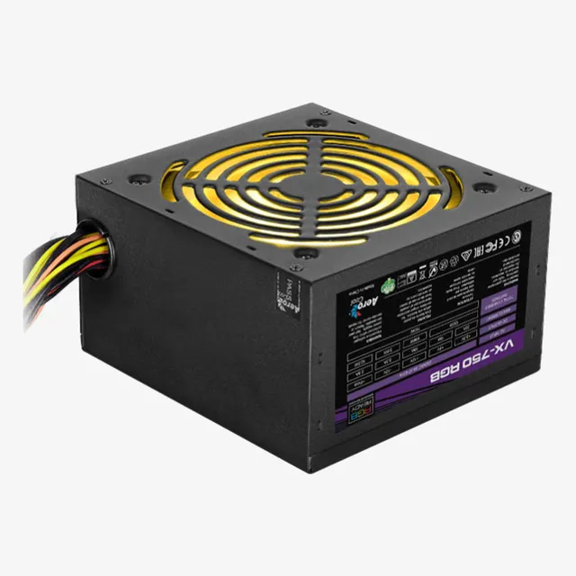 AeroCool VX-750 RGB alimentation PC 750W ventilateur RGB