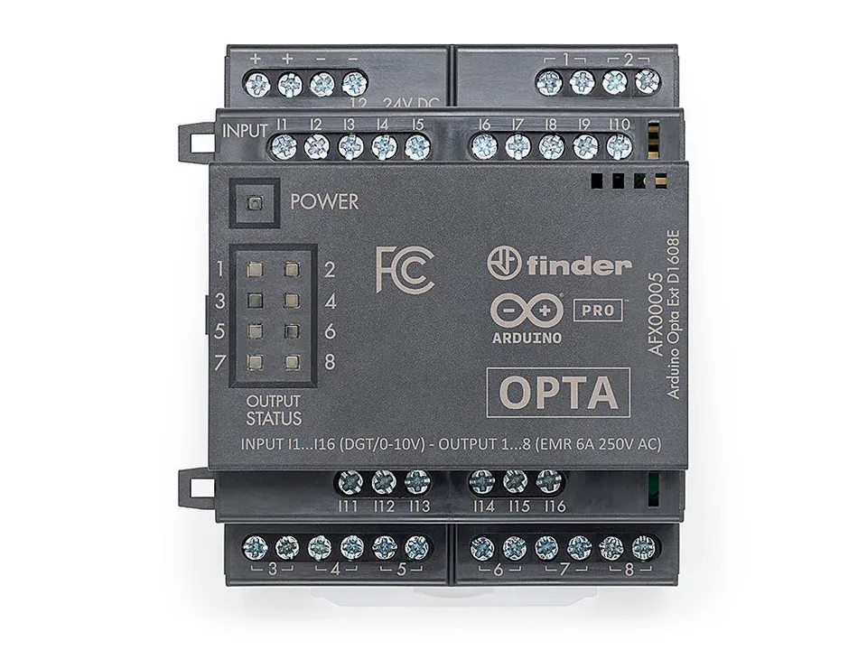 Arduino Pro Opta Ext D1608E module extension 16E/8R