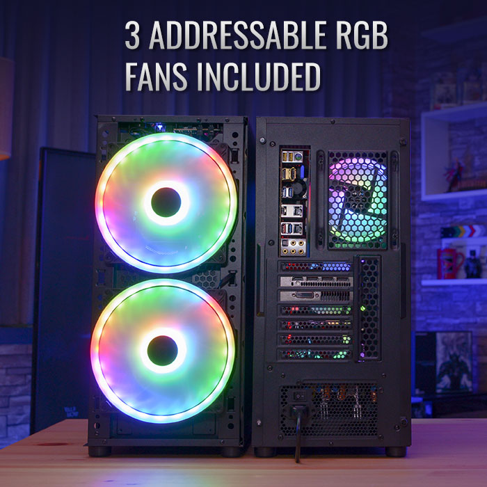 AeroCool AirHawk Duo boitier PC ARGB verre trempé