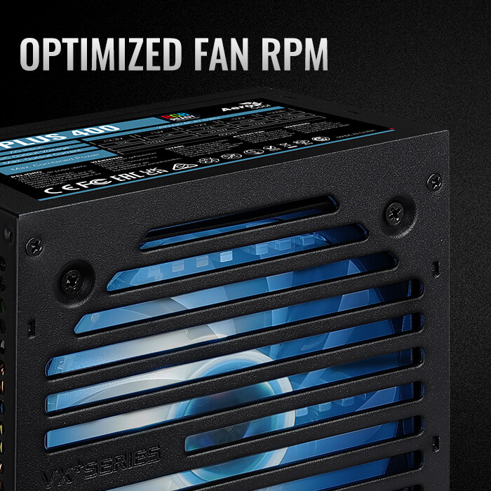 AeroCool VX PLUS 400 RGB alimentation PC 400W