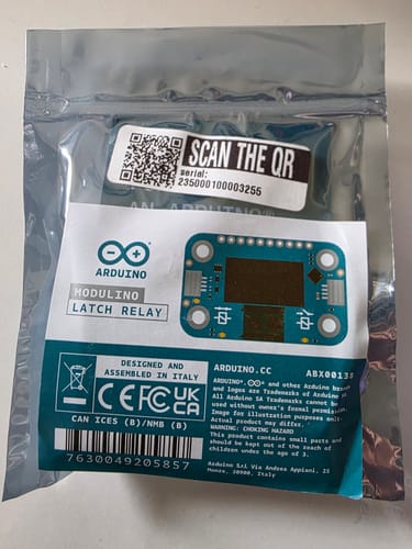 Arduino Modulino Latch Relay module relais bistable