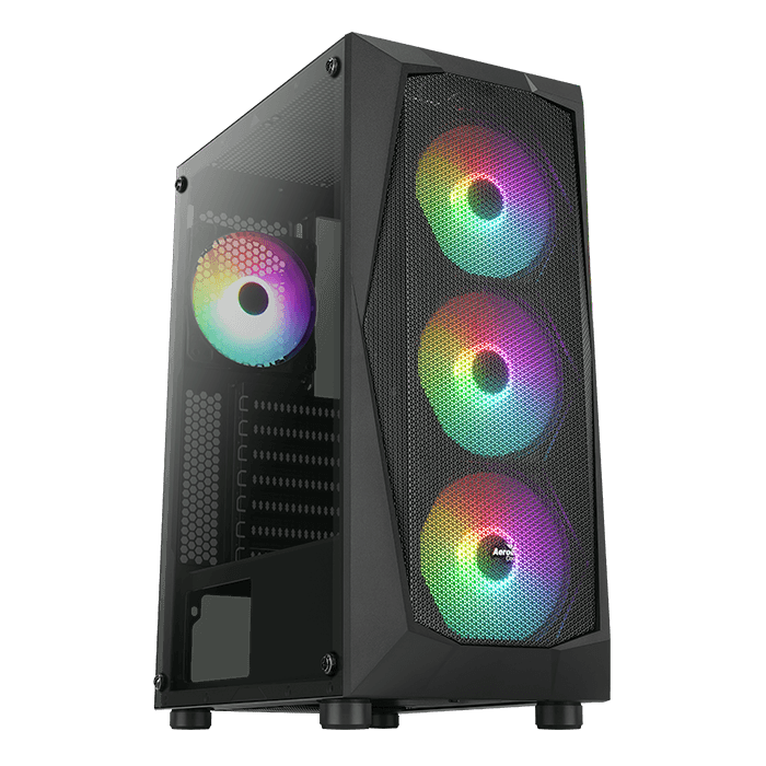 AeroCool Falcon boîtier PC moyen tour noir