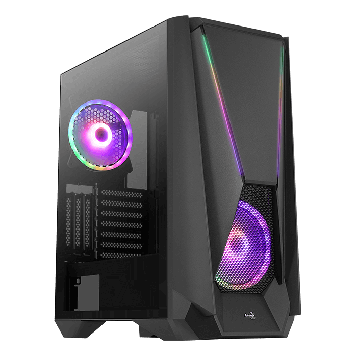 AeroCool Visor boîtier PC moyen tour vitré gamer