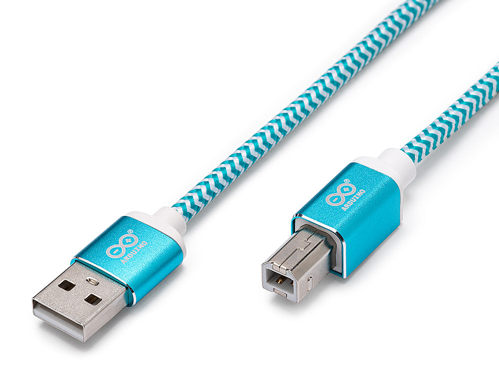 Arduino Accessories câble USB A/B 1 m blanc tressé