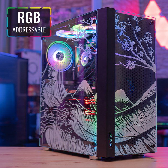 AeroCool Skribble boîtier PC moyen tour noir