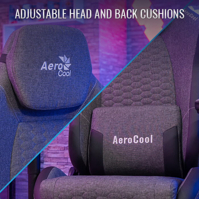 AeroCool Crown AeroWeave chaise gamer tissu respirant