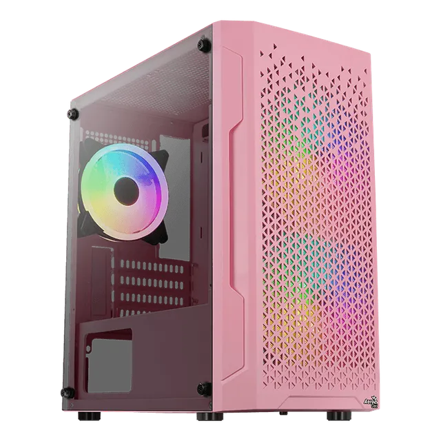 AeroCool Trinity Mini boîtier PC mini tour rose