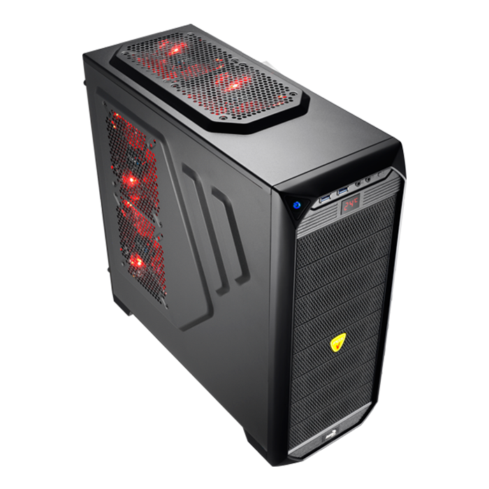 AeroCool VS-92 Black boîtier PC moyen tour noir
