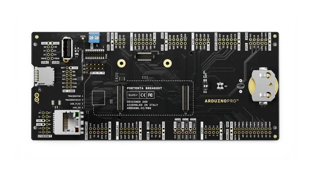 Arduino Portenta Breakout carte prototypage RJ45 microSD