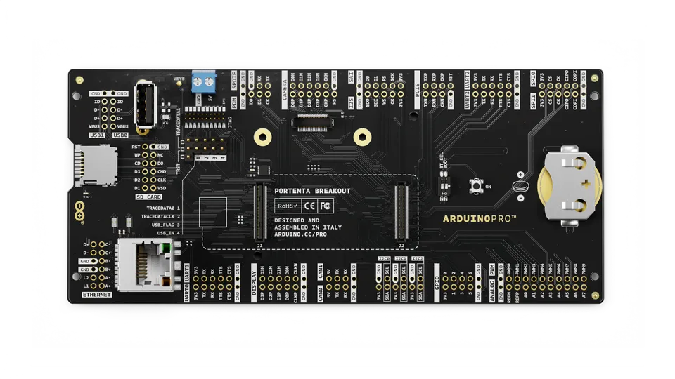 Arduino Portenta Breakout carte prototypage RJ45 microSD