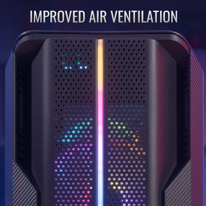 AeroCool Splinter Duo boîtier PC RGB vitré