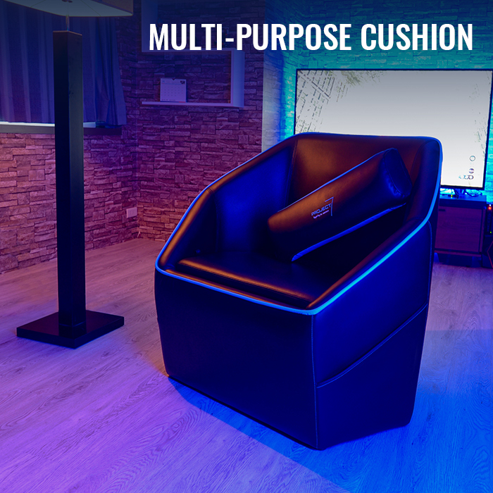 AeroCool P7-CH1 AIR pouf gaming carbone à rangement