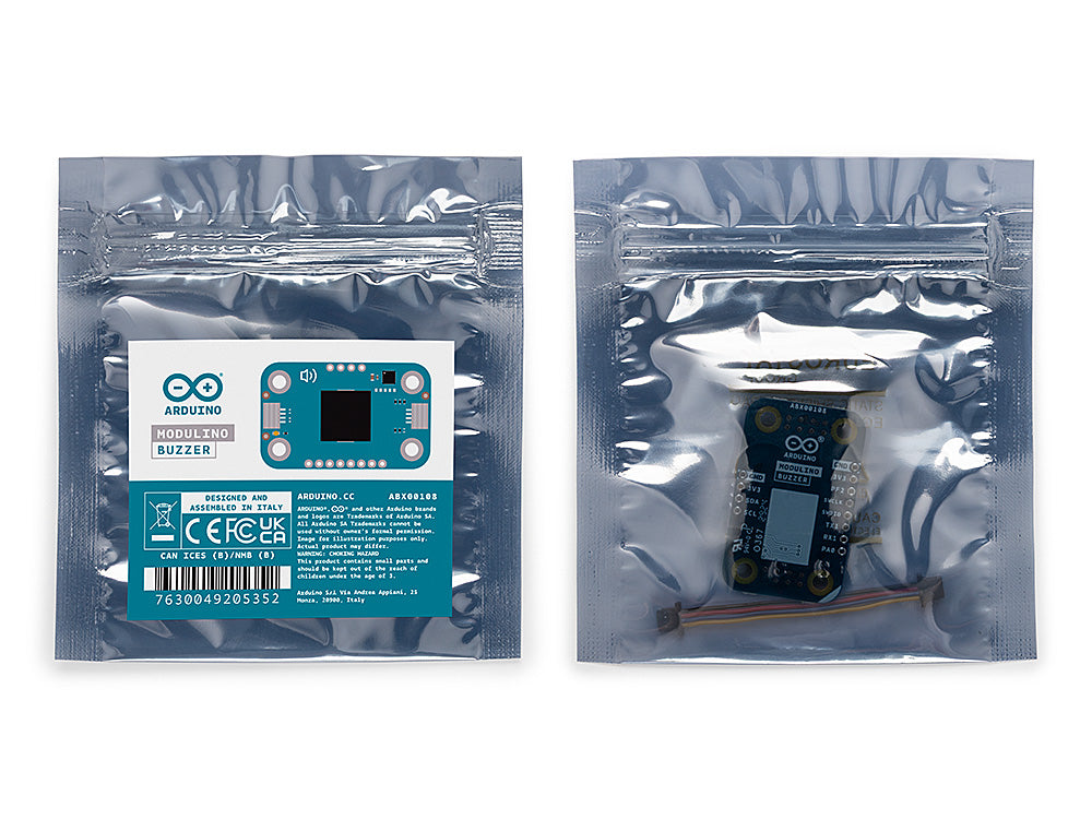 Arduino Modulino Buzzer module son Qwiic tons