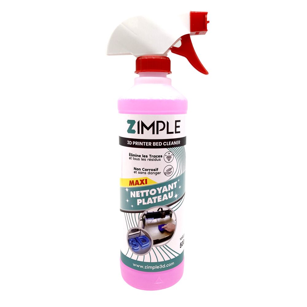 Zimple Zicleaner nettoyant plateau spray 500 ml base eau