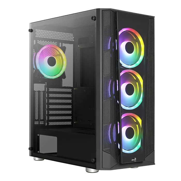 AeroCool Prism ARGB boitier PC moyen tour vitré