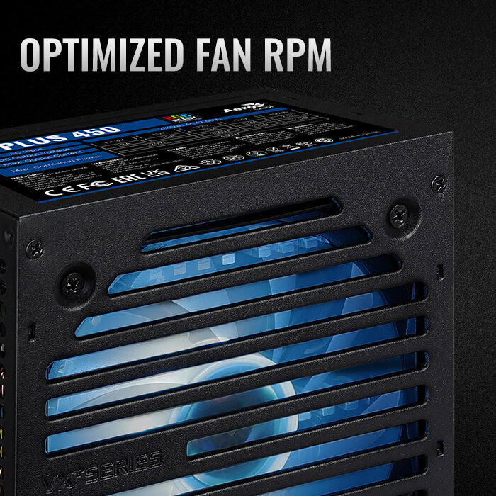 AeroCool VX PLUS 450 RGB alimentation PC 450W