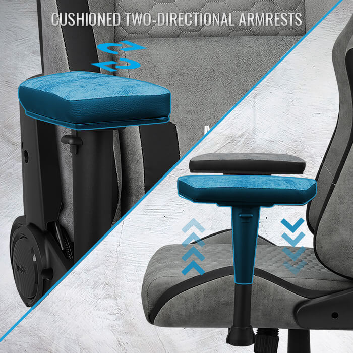 AeroCool CROWN AeroSuede chaise gaming tissu suède