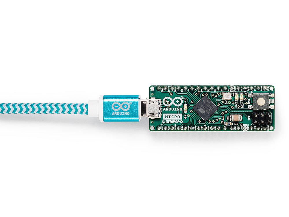 Arduino Câble USB A vers Micro 1 m blanc tressé nylon