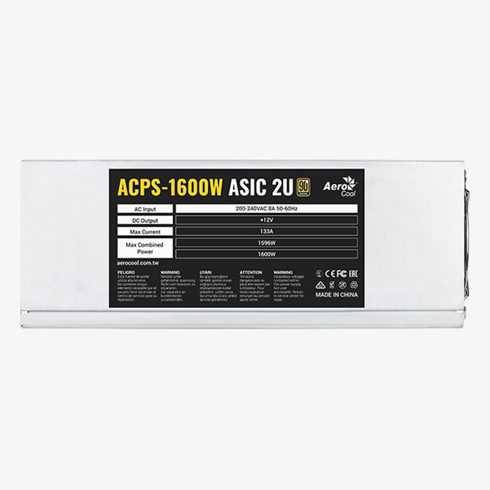 AeroCool ACPS-1600W bloc d'alimentation 1600W mining