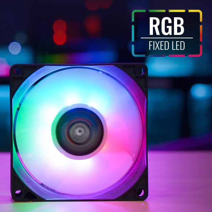 AeroCool Frost 8 ventilateur boîtier 80 mm RGB 1500 RPM