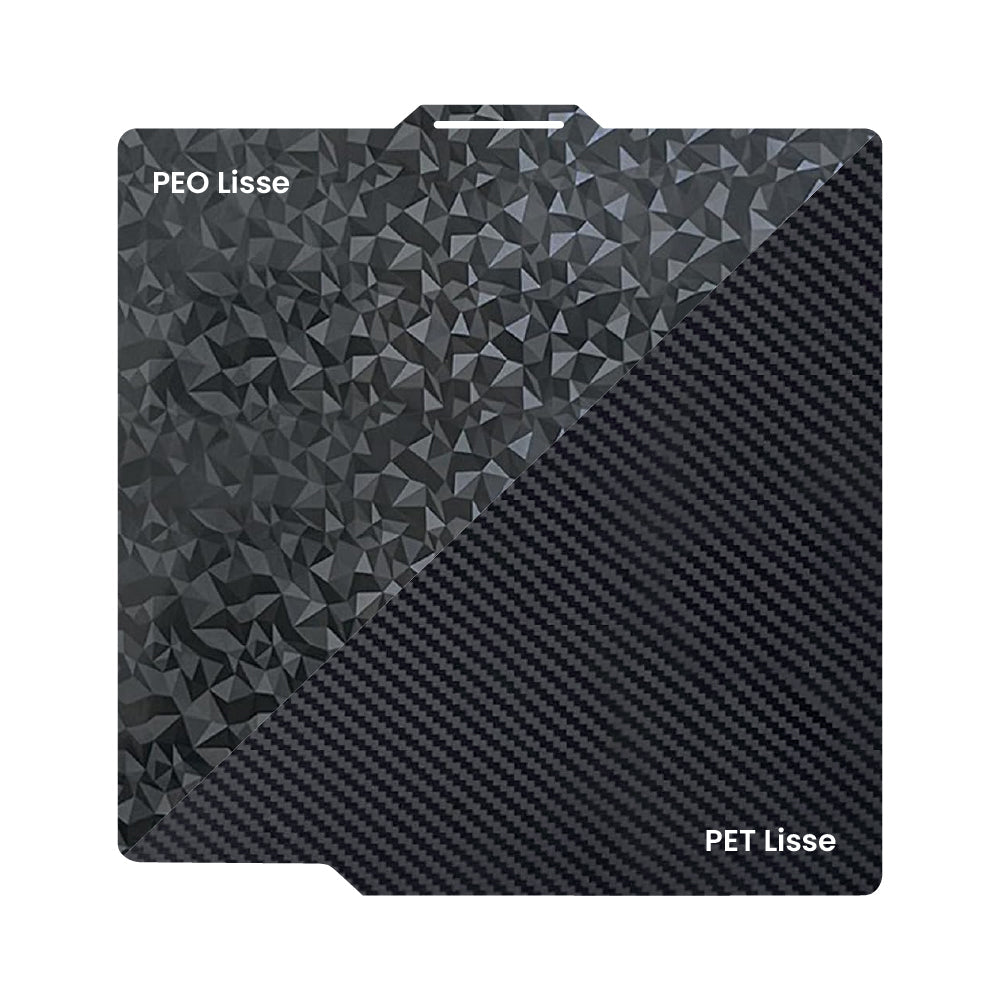 Zimple pour Bambu Lab PEO PET 257x257mm plaque impression double face motif