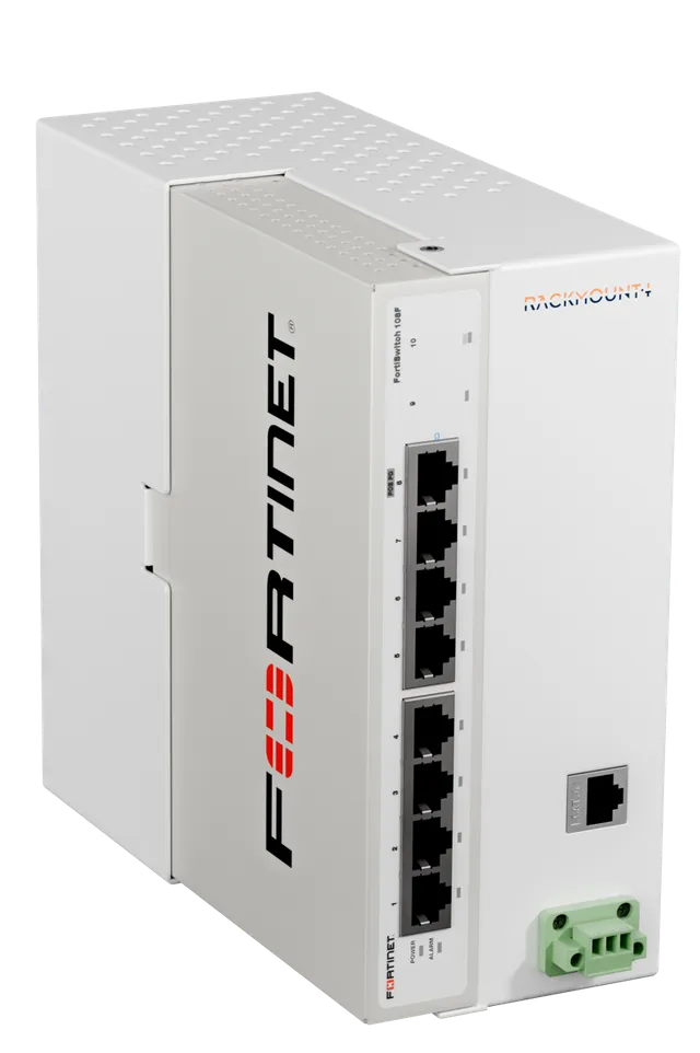 RACKMOUNT.it Fortinet RM-FR-D17 support rail DIN FS-108F 18-72V