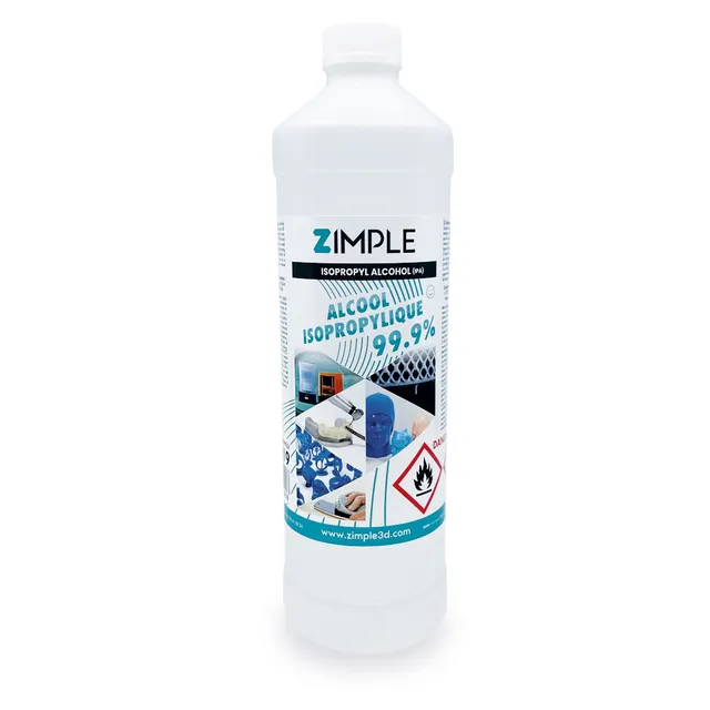 Zimple Alcool Isopropylique IPA 99,99% 1L nettoyant
