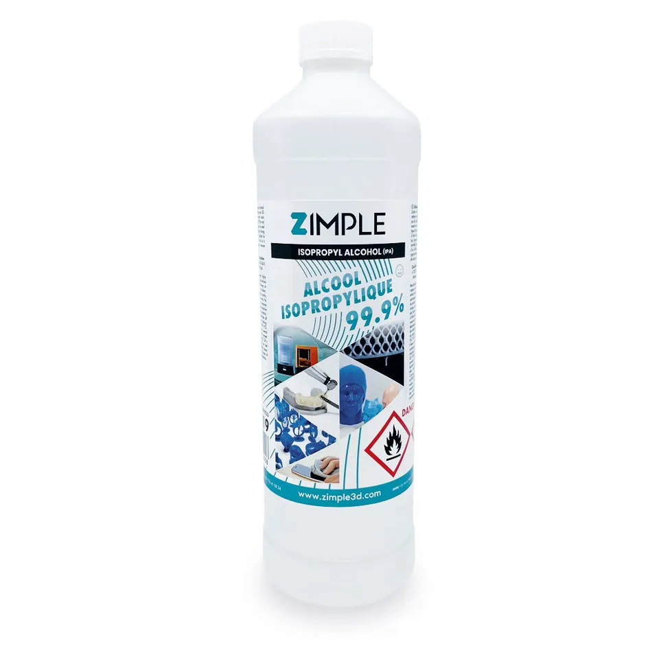 Zimple Alcool Isopropylique IPA 99,99% 1L nettoyant