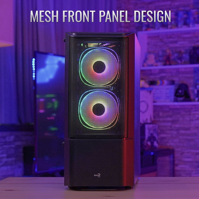 AeroCool Quantum Mesh boîtier PC moyen tour mesh noir