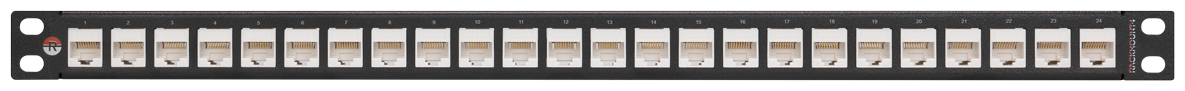 RACKMOUNT.it AC-PP1-BLK panneau de brassage 24 ports 2/3U