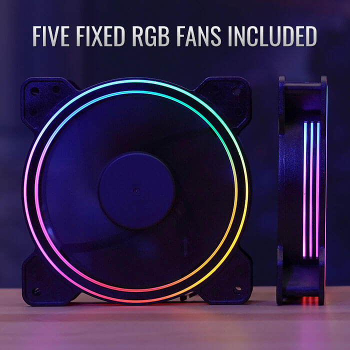 AeroCool Flo Saturn FRGB ventilateur PC RGB