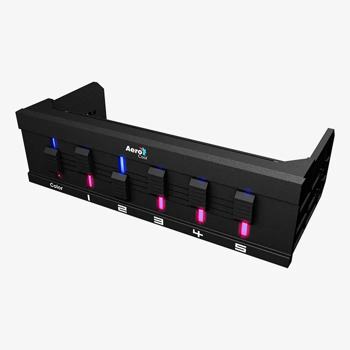 AeroCool F5XT contrôleur ventilateur panneau façade