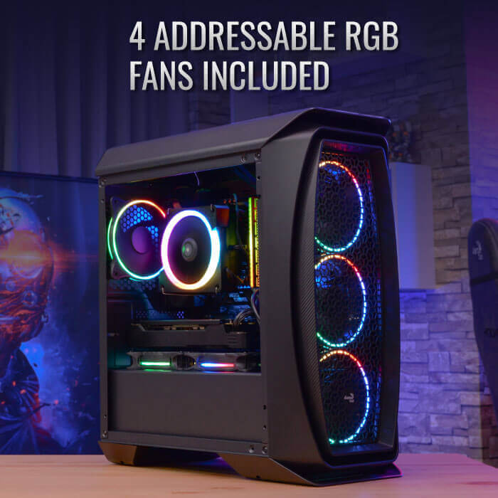 AeroCool Aero One Mini Eclipse boîtier PC ARGB verre