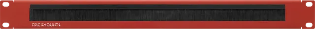 RACKMOUNT.it AC-BP3-WGR panneau brosse 1U 19" rouge