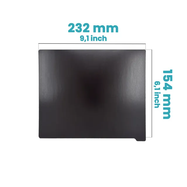 Zimple Ziflex High Temp base magnétique 232x154 mm Flashforge