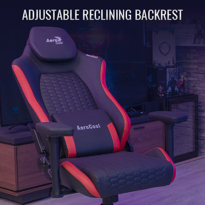 AeroCool CROWN PLUS fauteuil gamer similicuir noir