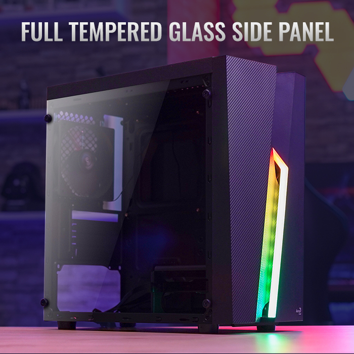 AeroCool Bolt Mini boîtier PC mini-tower RGB verre trempé