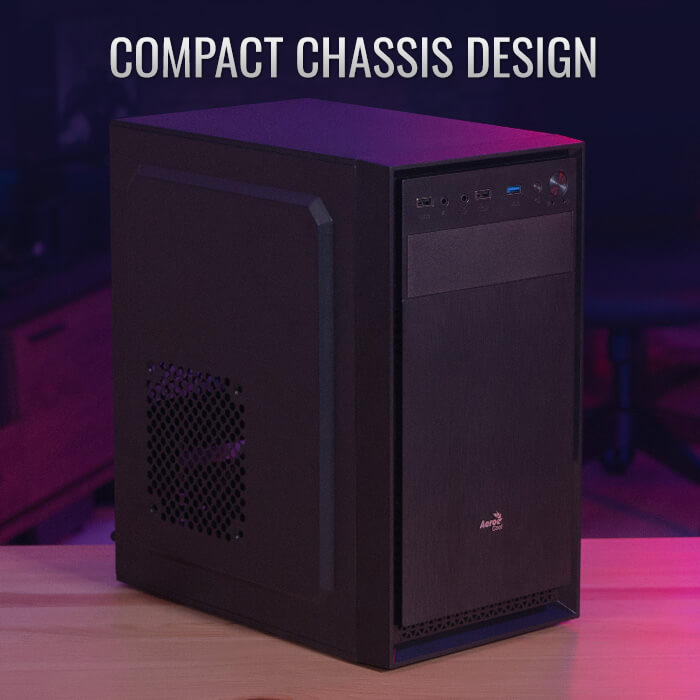AeroCool CS-104 boîtier PC moyen tour noir