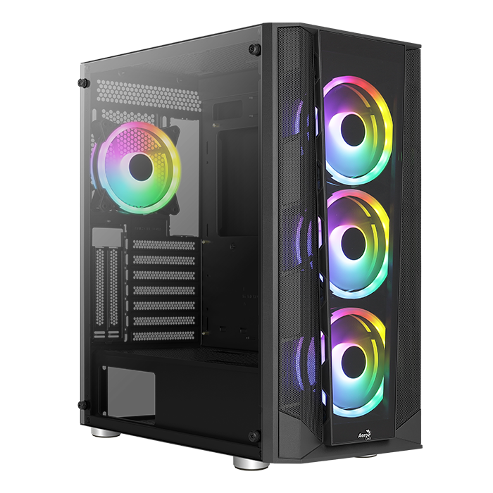AeroCool Prism ARGB boîtier PC moyen tour ARGB