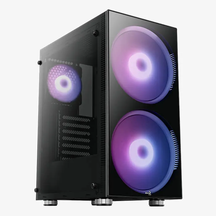 AeroCool Python boitier PC verre trempé ARGB