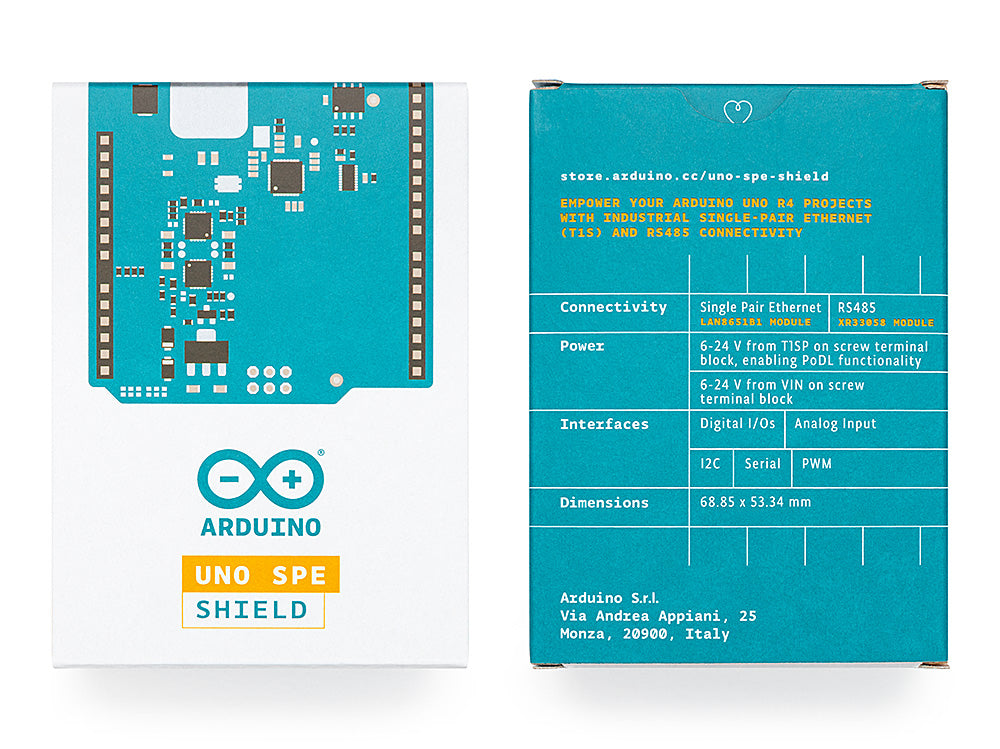 Arduino Boards UNO SPE Shield carte UNO R4 Ethernet