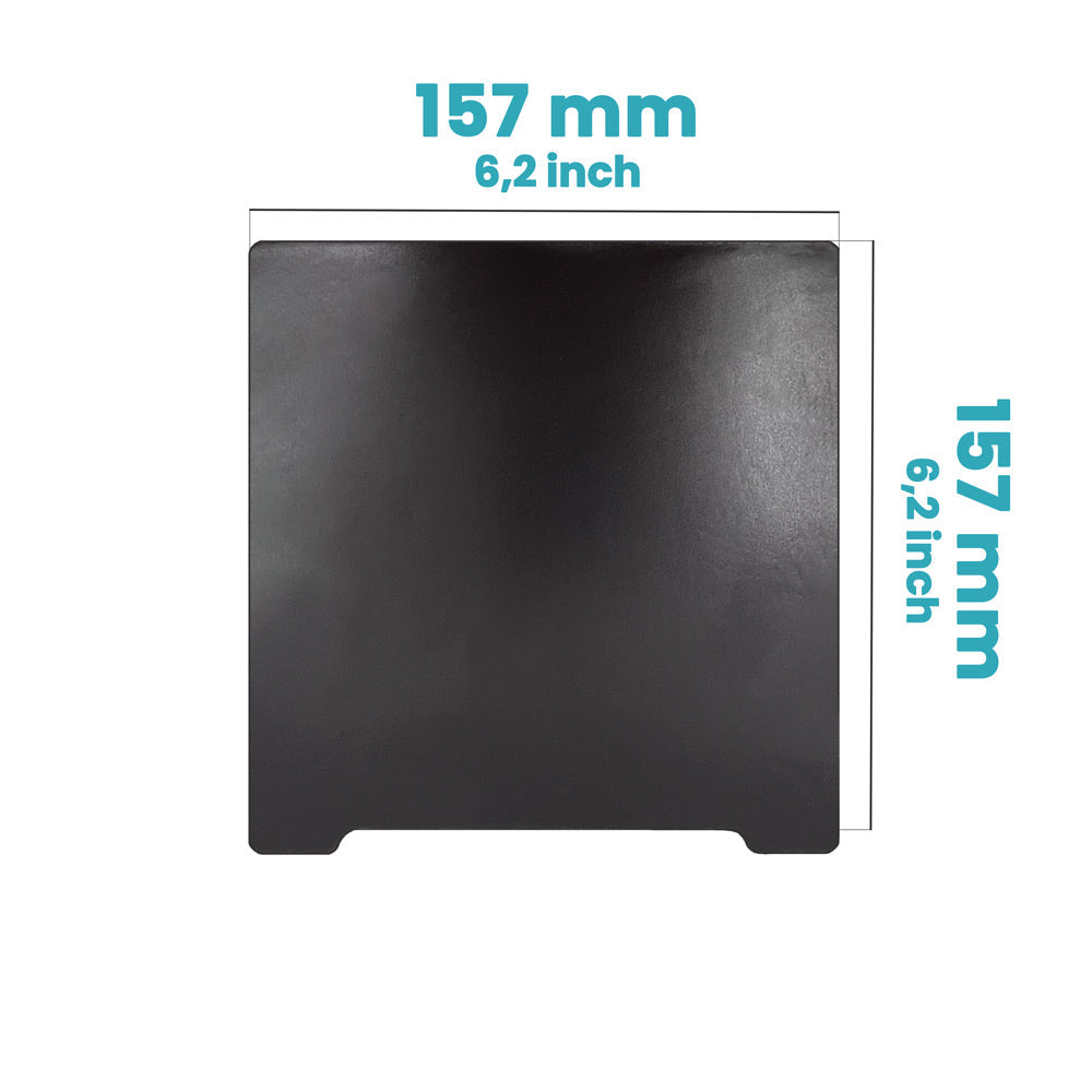 Zimple Base Magnétique plaque impression 157x157 mm Flashforge Finder
