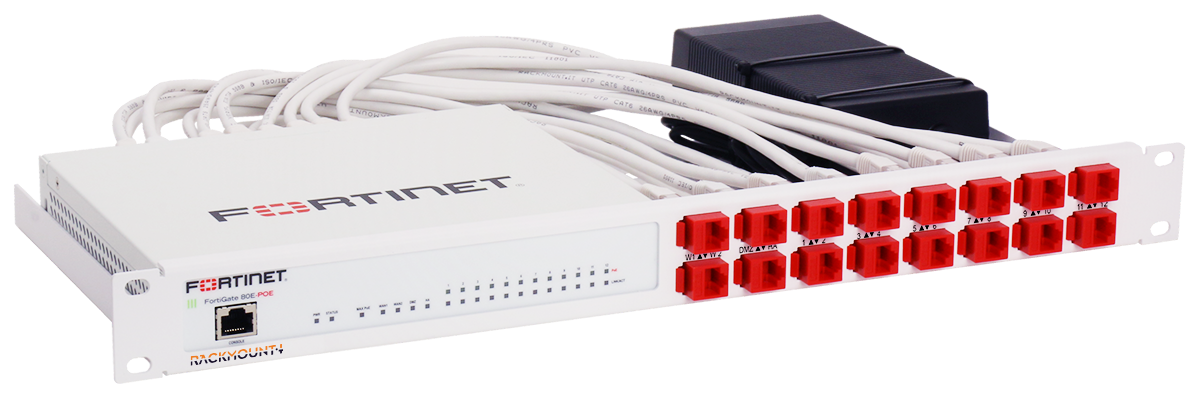 RACKMOUNT.it Fortinet Standard RM-FR-T11 kit rack 19 pouces 80E