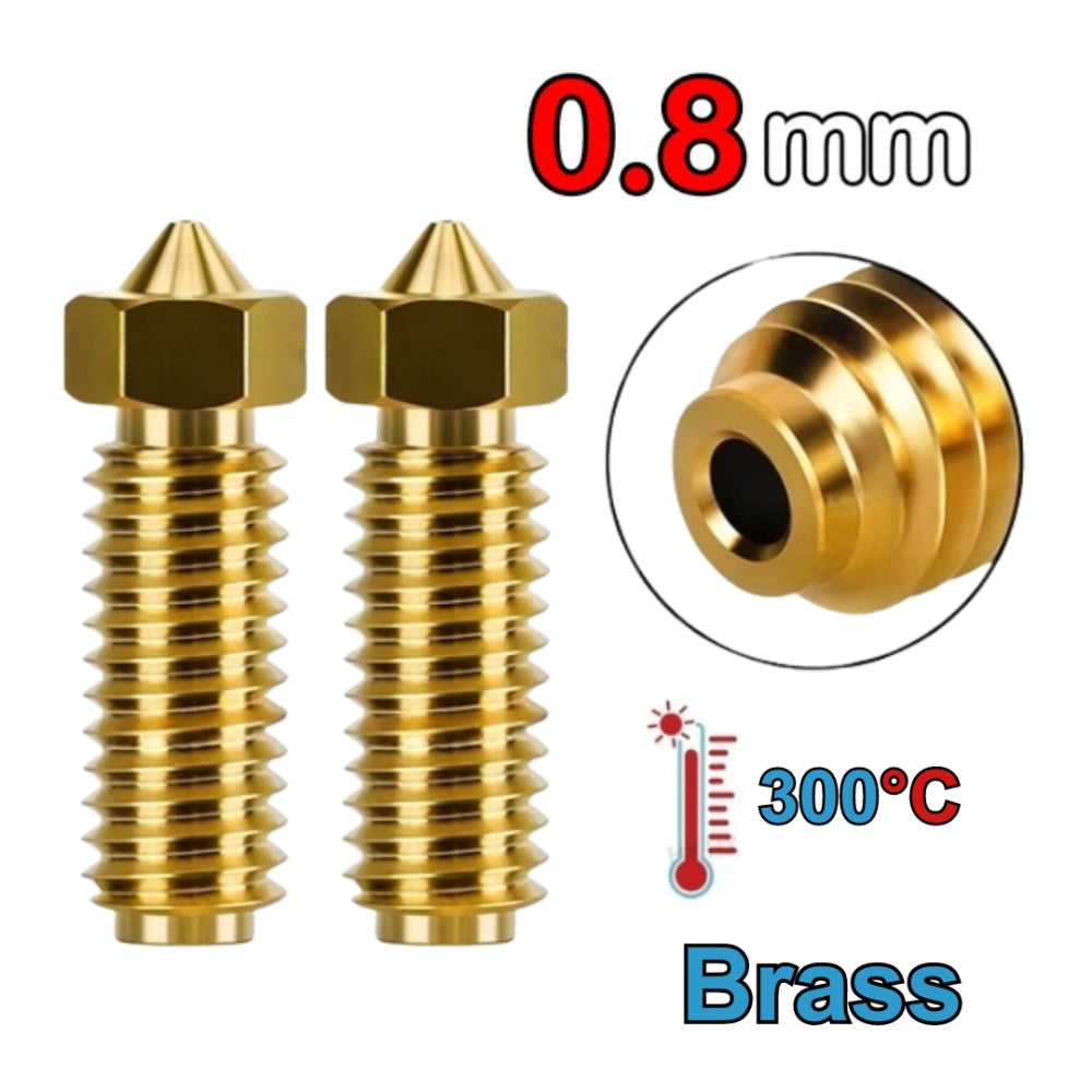 Zimple Kobra 3 buses laiton 0,8 mm lot de 2