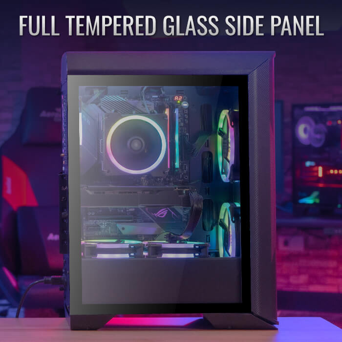 AeroCool Splinter Duo boîtier PC RGB vitré