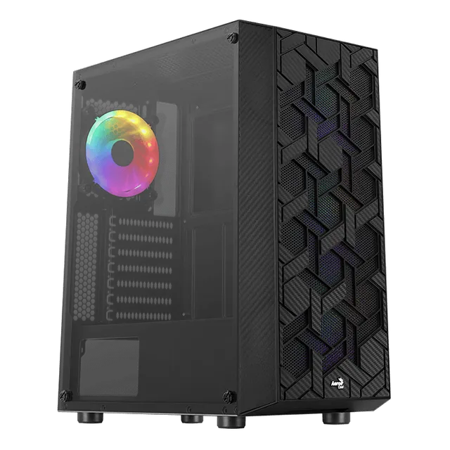 AeroCool Hive FRGB boîtier PC gamer RGB vitré