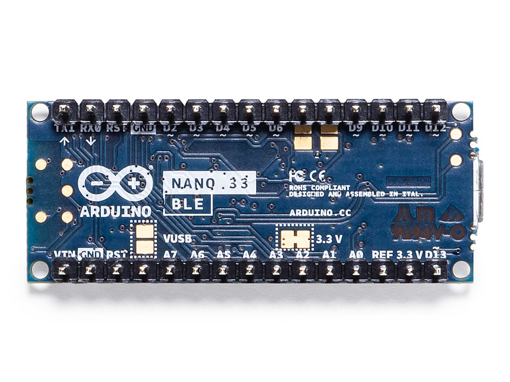 Arduino Nano 33 BLE carte développement headers