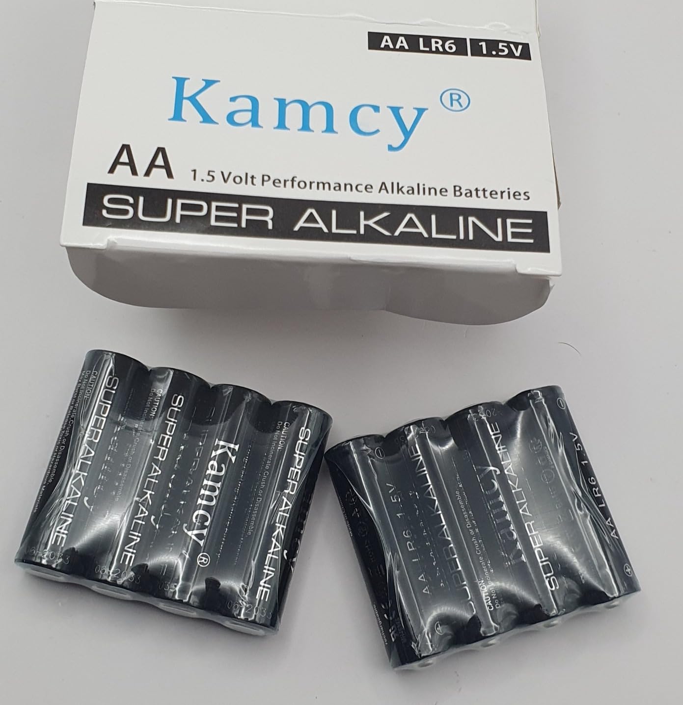 KAMCY LR6 piles AA alcalines lot de 12 1,5V longue durée