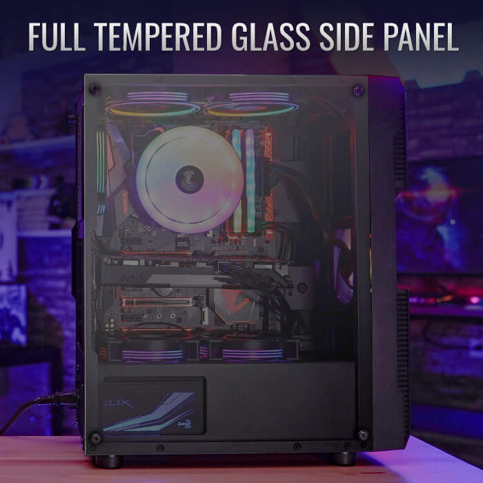 AeroCool Menace Saturn RGB ventilateur PC LED RGB